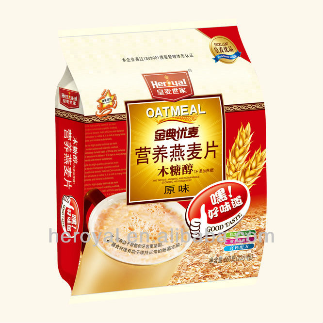 Original Taste Nutritious Oatmeal China Heroyal Price Supplier 21food