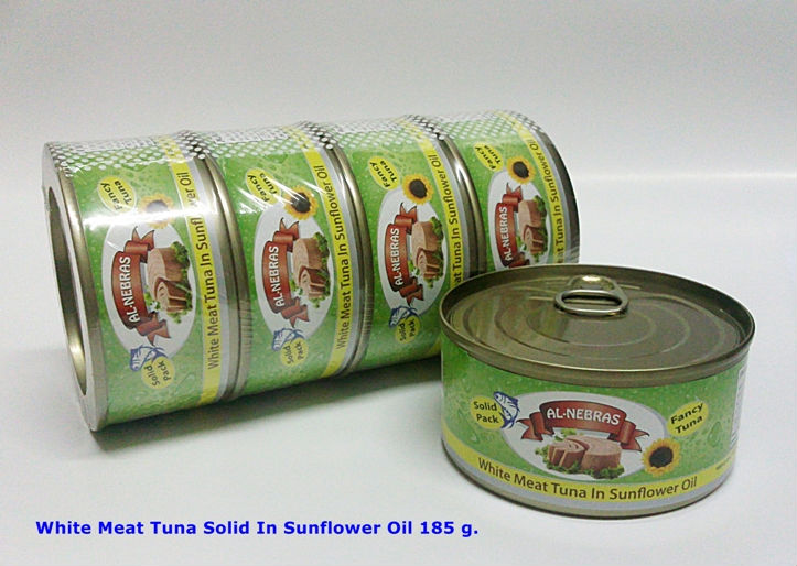 canned white meat tuna solids