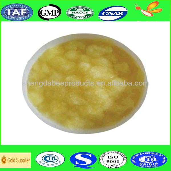 Bulk Sale Hda Yellow Organic Fresh Royal Jelly China Shengda Price