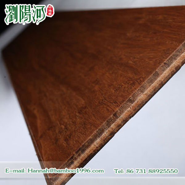 Eco Forest Bamboo Products Semi Gloss Carbonized Strand Woven Bamboo