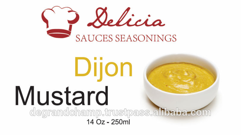 delicia mustard sauce dijon 250ml / 14 oz