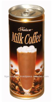 coffee milk in cans and saches