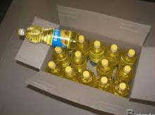 Bottled sunflower oil