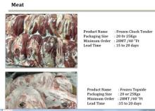 Buffalo/Beef Chuck tender/Topside