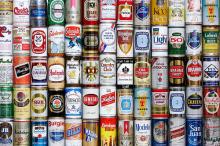 33cl and 50cl 3 Horses canned beer