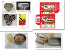 Canned tuna, canned mackerel, canned sardines of Chinese origin
