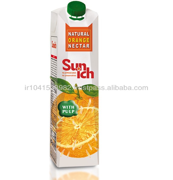 Sunich 1 liter Orange Nectar with Pulp,Iran (Islamic Republic of ...