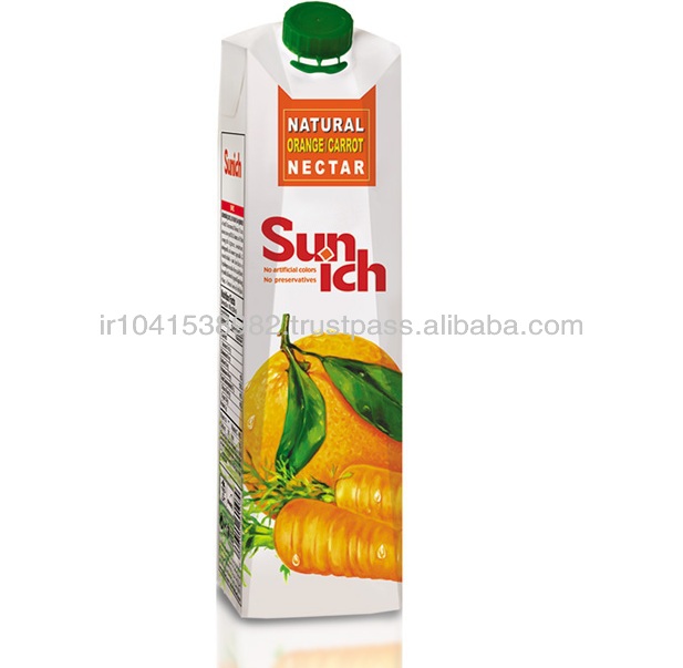 Sunich 1 liter Orange and Carrot Nectar,Iran (Islamic Republic of ...