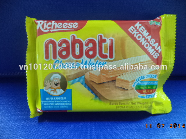 Cream Cheese Wafer 58gr Products Vietnam Cream Cheese Wafer 58gr Supplier