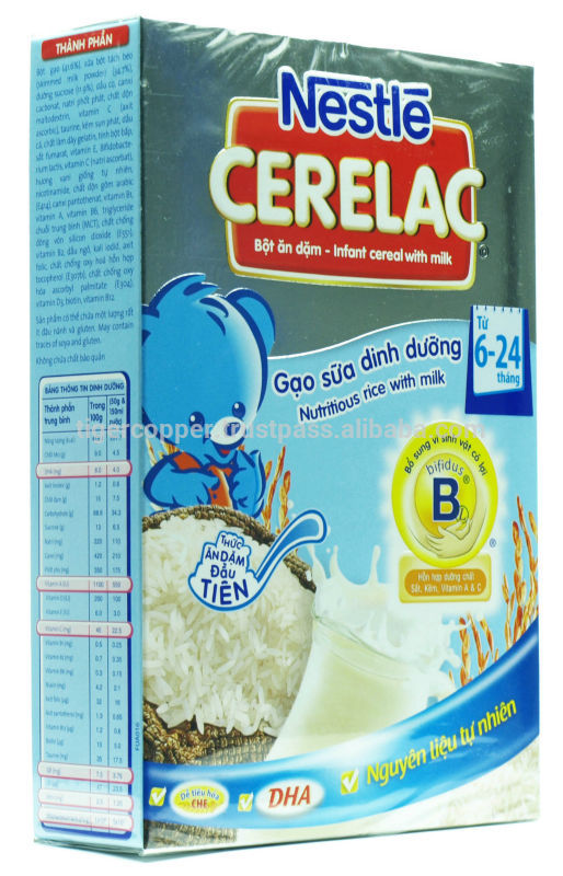 Nestle Cerelac Infant Cereal, Rice & Milk, Cereal