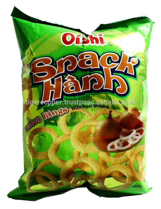 OISHI SNACK ONION FLAVOR PACK 48G,Vietnam Snack price supplier - 21food