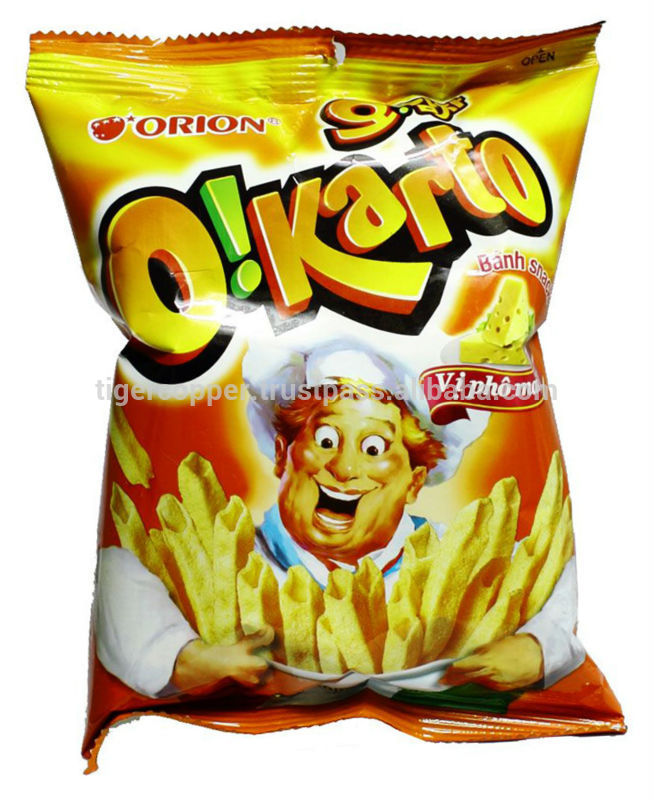 okarto snack cheese flavor pack 25g/orion snacks