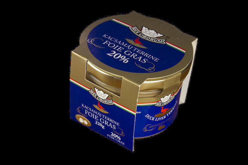 Duck liver terrine with parched apricot (20%),Hungary Rex Ciborum price