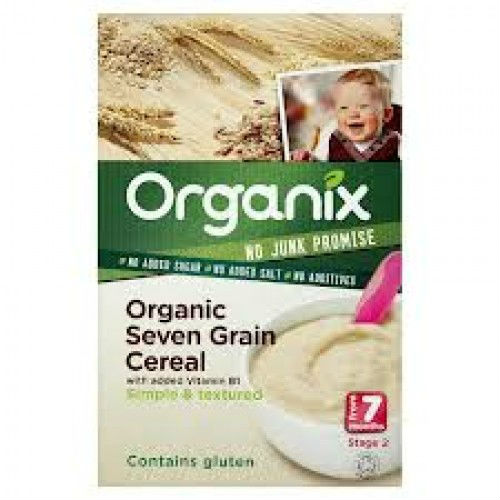 Organix Organic Seven Grain Cereal 7mth+ (200g x 4),United Kingdom ...