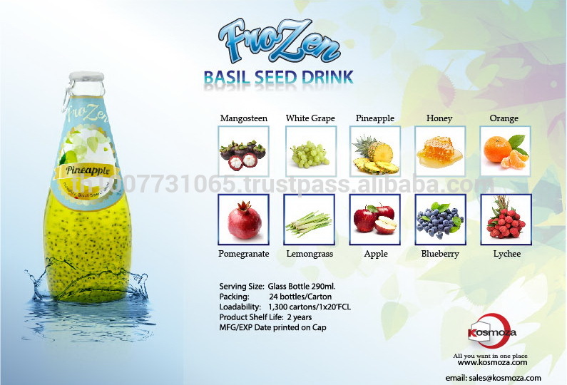 Basil Seed Drink Thailand Frozen price supplier 21food