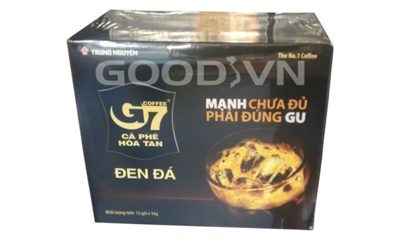 G7 Black Coffee (15 Sachets x 16 G),Vietnam Trung Nguyen price supplier ...