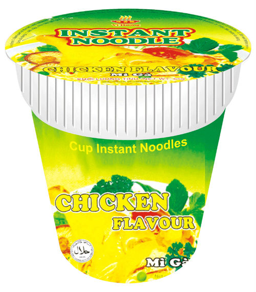 Cup Instant Noodle chicken Flavor 65g products,Singapore Cup Instant