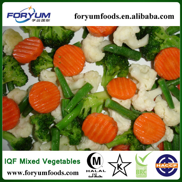 Chinese Frozen Mixed Vegetableschina Foryum Price Supplier 21food