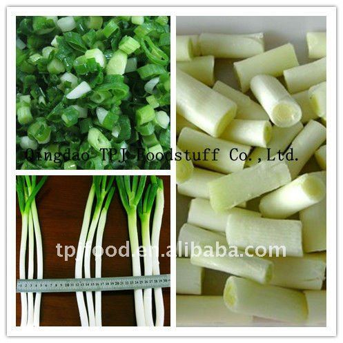 frozen scallion pieces with FDA BRC HALAL HACCP certification,China TPJ ...