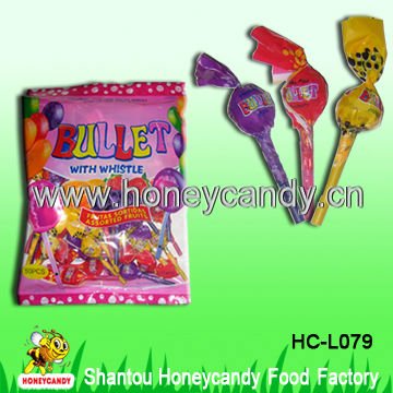 whistle lollipop