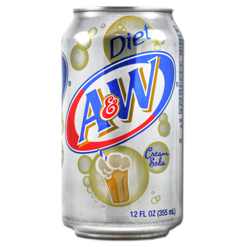 a&w diet cream soda