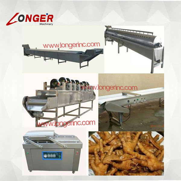 Chicken Paws Peeling Machine Production line|Chicken Paws Peeler,China ...