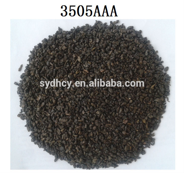 china gunpowder royal green tea leaves 3505AAA(3505 serials) for promotion