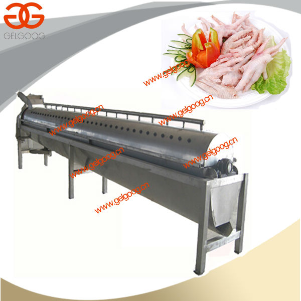 Horizontal chicken feet peeling machine|Chicken feet processing machine ...