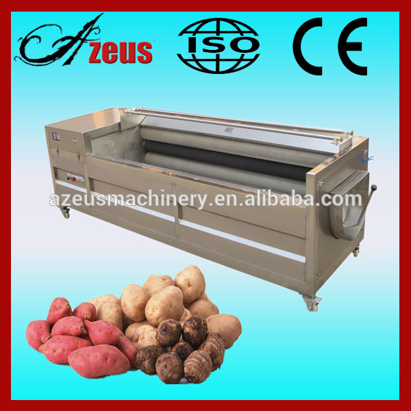 The working principle of automatic cassava peeling machine_Blog