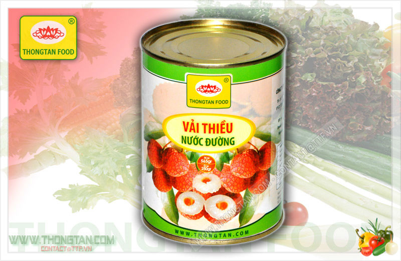 Canned Lychees In Light Syrup 425g,vietnam Thongtan Food Or Customer's 