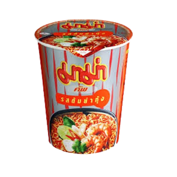 Mama Instant Cup Noodles Shrimp Tom Yum Flavour Export 