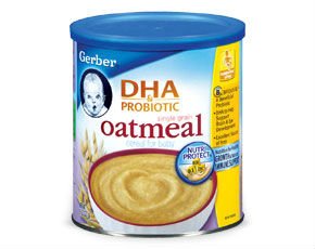 GERBER DHA & Probiotic Cereal - Oatmeal - 8 OZ (227g) products,United