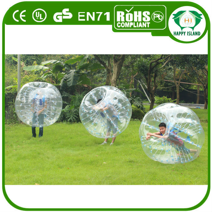 HI CE hot sale top quality 100% tpu loopy ball,inflatable orb,bubble ...