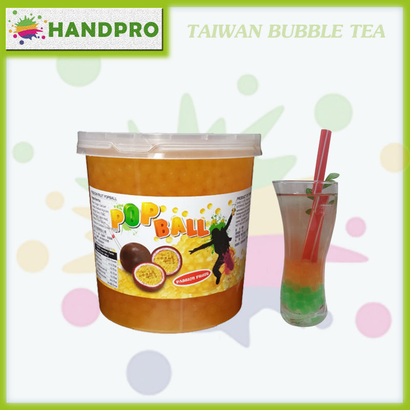High Quality 3.2kg package Passion fruit Popball for Taiwan Bubble Tea  drinks - like Popping boba,Taiwan HANDPRO price supplier - 21food