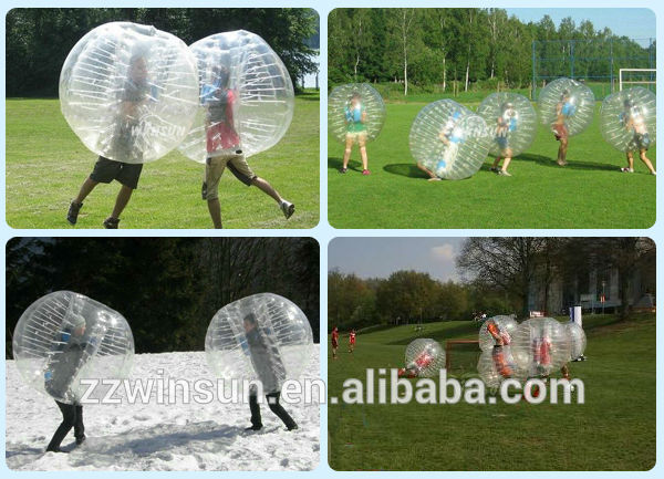 EN14960 approved human body zorb inflatable human bubble for new ...