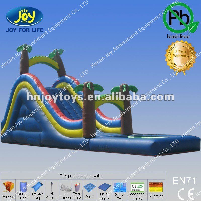 CE Inflatable Tropical Zone Slide with Coconut Tree