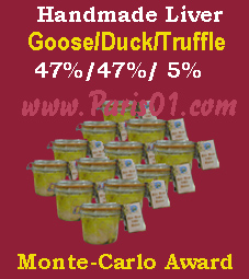 Awarded Luxural Handmade Goose Duck Truffle Liver (Foie Gras)