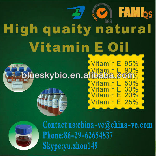 D-alpha Tocopherol Oil/Natural Vitamin E 50%