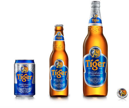 Tiger light Lager Beer in 330ml tin products,Vietnam Tiger light Lager ...