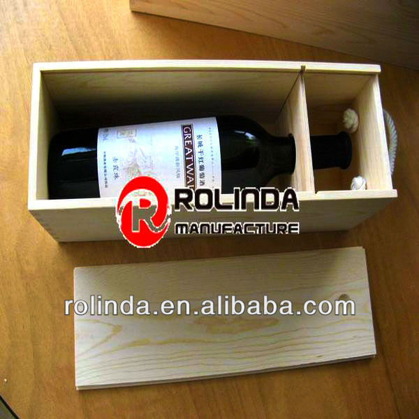 red wine package wooden wine box,China Rolinda price supplier - 21food