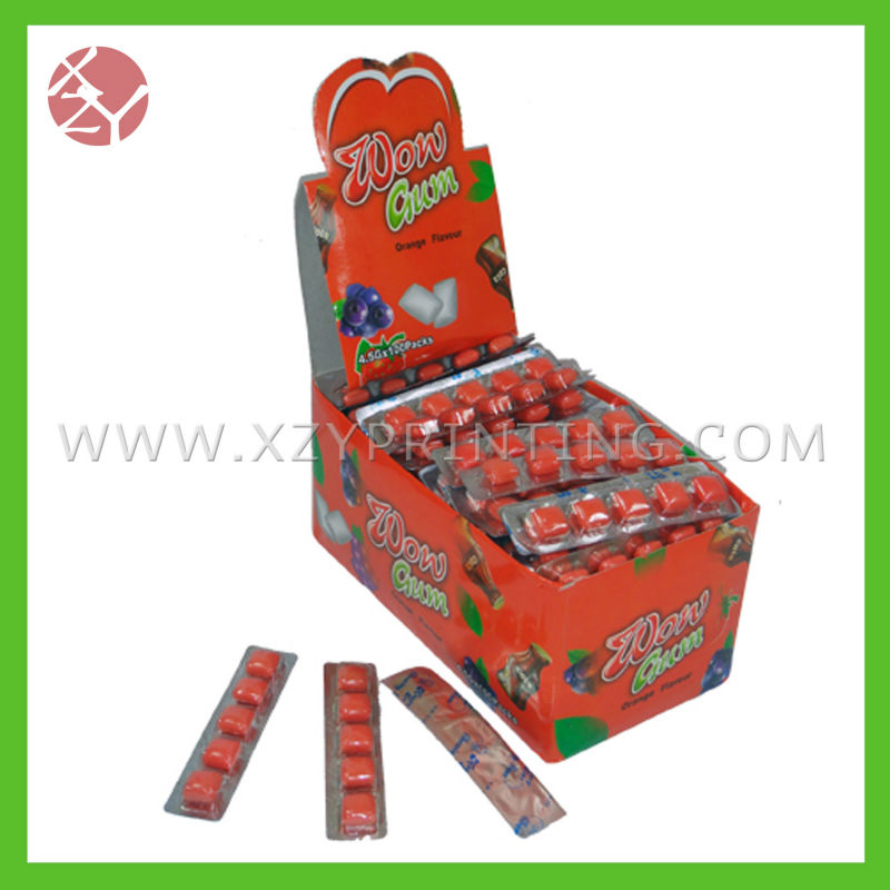 Display chewing gum paper board box products,China Display chewing gum ...