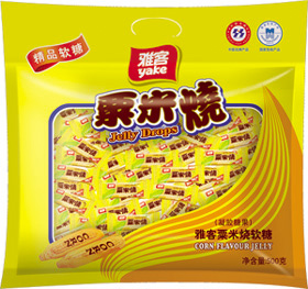 500g corn gummy candy products,China 500g corn gummy candy supplier