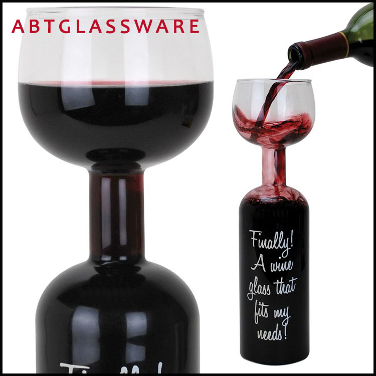 Unique Design Hand Blow Red Wine Glassware China Abt Glassware Price Supplier 21food