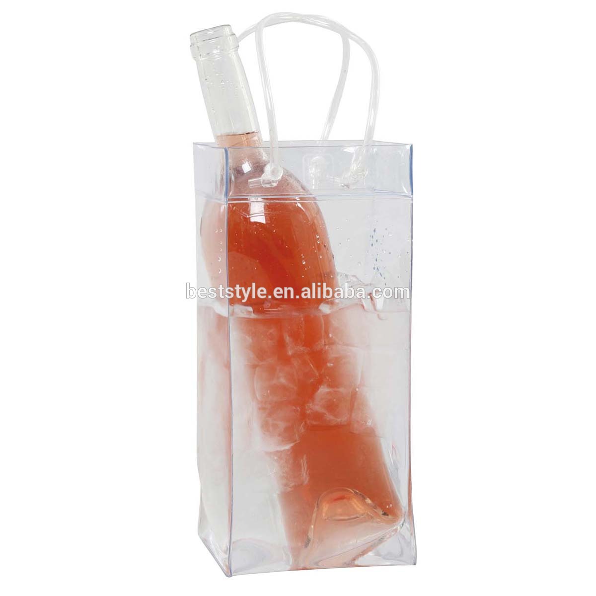 plastic wine ice bags