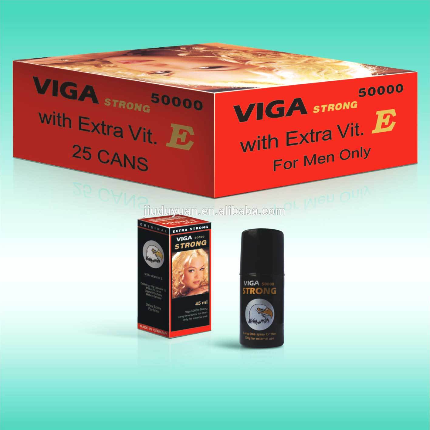 Viga Strong 50000 Herbal Medicine Sex Spray With Vitamin E China Jiu Du