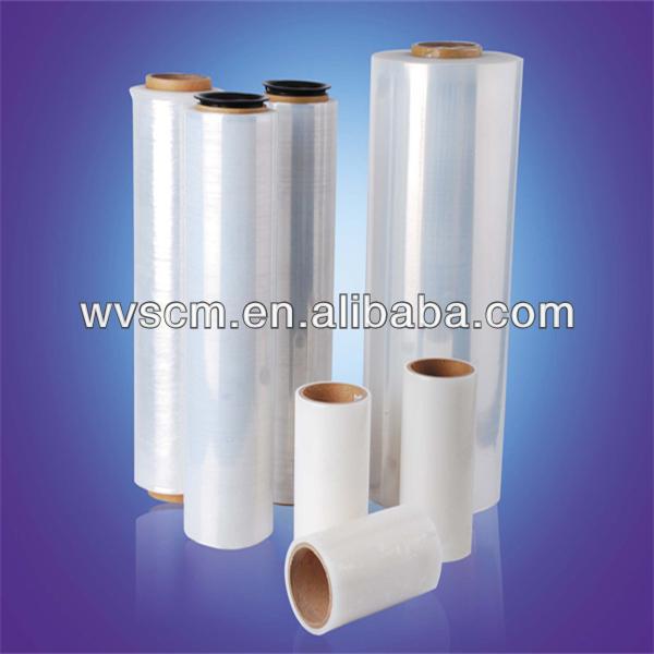 Food grade LLDPE transparent packaging film,cling wrap on roll with SGS/FDA certified