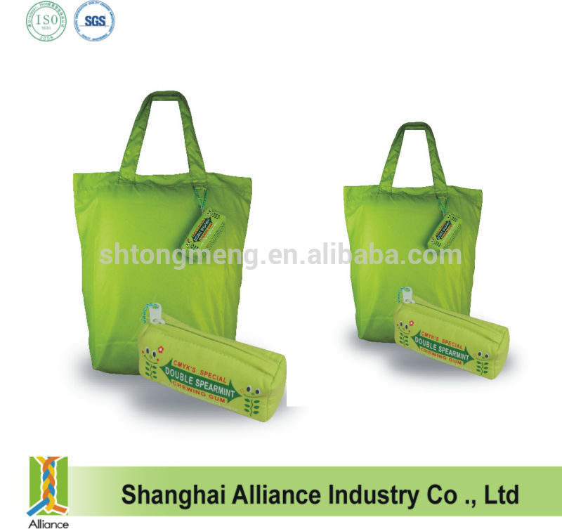 shopping bags fold into pouch