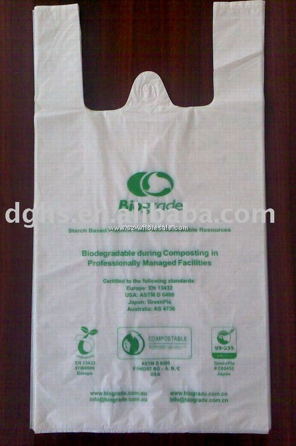 biodegradable bag,100% biodegradable plastic bag corn starch bag,China ...