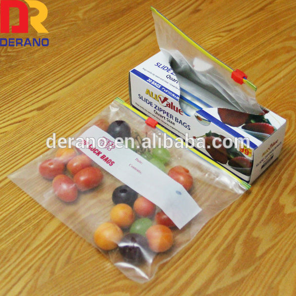 Ldpe Slider Zipper Bag,resealable Bag,reclosable Bag,China DERANO Price ...