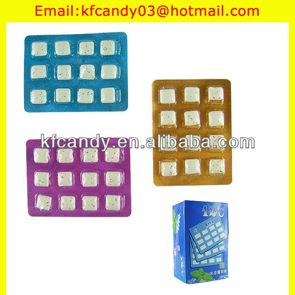 1.3g candy cool xylitol mint flavor chewing gum